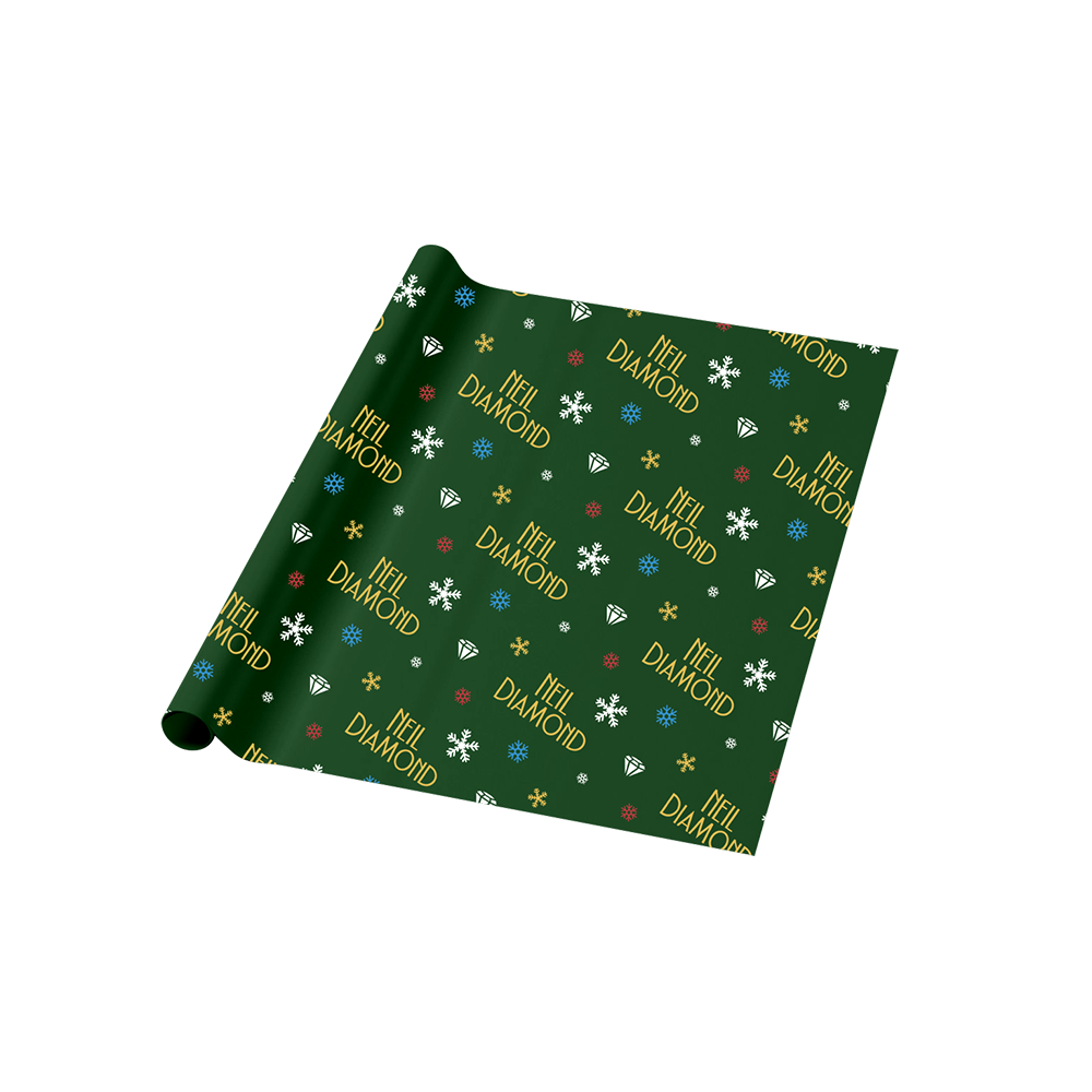 Green Wrapping Paper - Neil Diamond Official Store