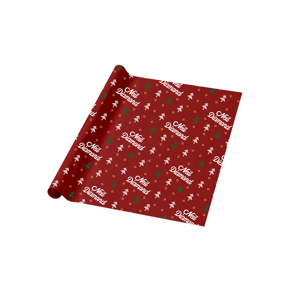 Red Wrapping Paper - Neil Diamond Official Store