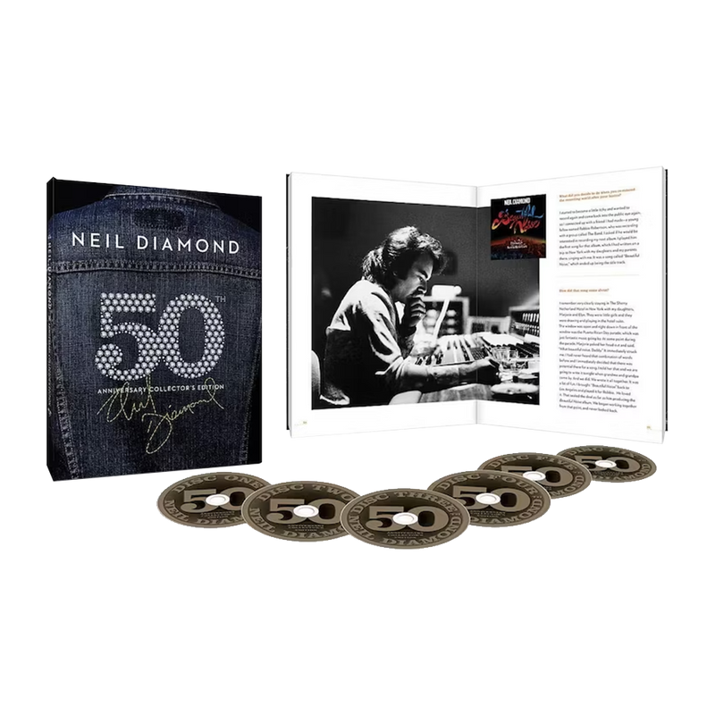 50th Anniversary Collector's Edition CD Box Set Neil Diamond Official