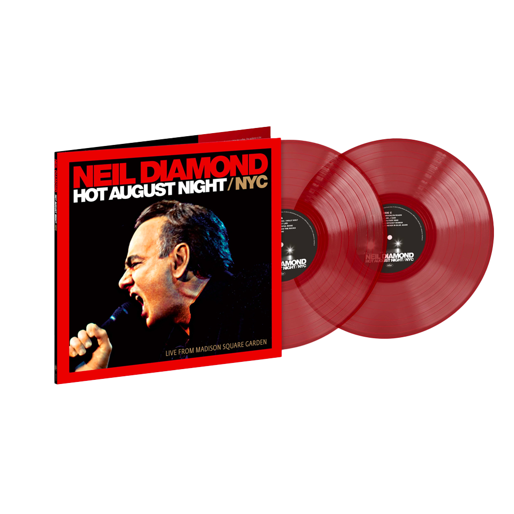 Hot August Night/NYC Live From Madison Square Garden Red Vinyl - Neil ...