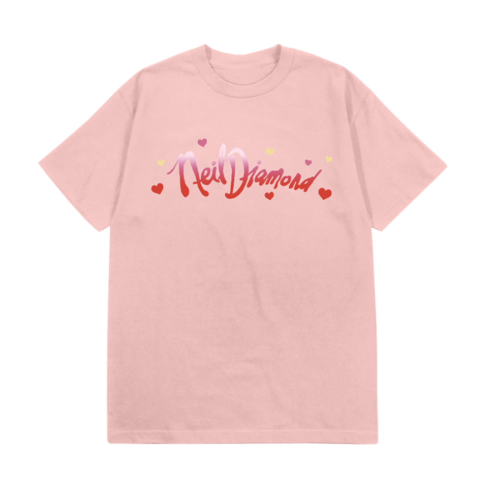 Pink Logo Heart T Shirt Neil Diamond Official Store pink-logo-heart-t-shirt-neil-diamond-official-store